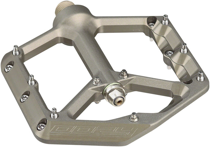 Load image into Gallery viewer, Spank-Oozy-Pedals-Flat-Platform-Pedals-Aluminum-Chromoly-Steel-PEDL1010-Bicycle-Pedals
