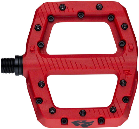 RaceFace Chester Pedals - Platform, Composite, 9/16", Small, Red