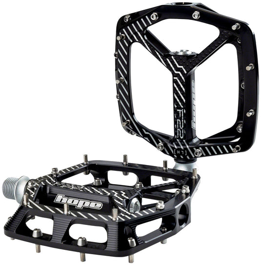 Hope-F22-Pedals-Flat-Platform-Pedals-Aluminum-Chromoly-Steel-PEDL2119-Bicycle-Pedals