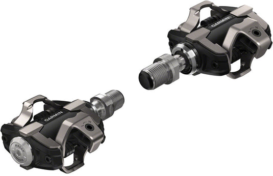 Garmin-Rally-XC-Power-Meter-Pedals-Clipless-Pedals-with-Cleats-Aluminum-Stainless-Steel-PEDL1027-Bicycle-Pedals