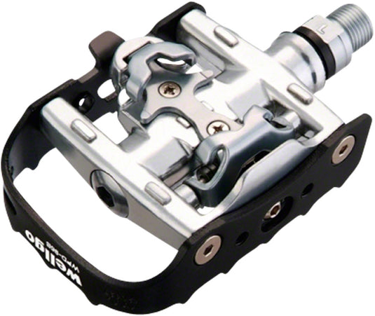 Wellgo-WPD-95B-Pedals-Clipless-Pedals-with-Cleats-Aluminum-Chromoly-Steel-PD1024-Bicycle-Pedals