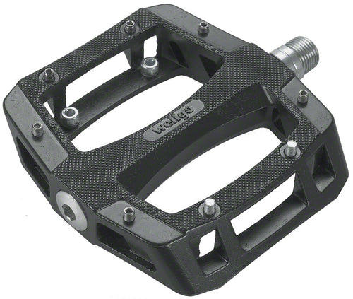 Wellgo-A-52-Pedals-Flat-Platform-Pedals-Aluminum-Chromoly-Steel-PD1045-Bicycle-Pedals