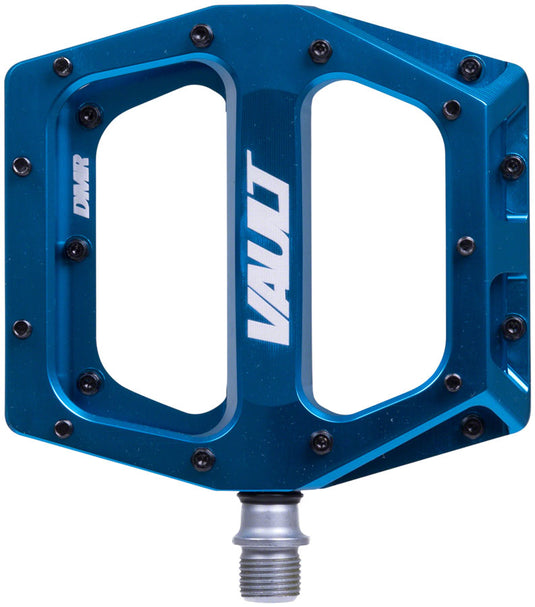 DMR Vault Platform Pedals 9/16" Concave Alloy Body 22 Removable Pins Super Blue