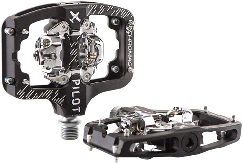 Chromag-Pilot-Pedals-Clipless-Pedals-with-Cleats-Aluminum-Chromoly-Steel-PEDL2225-Bicycle-Pedals