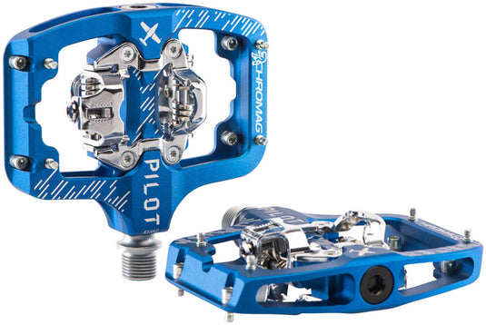 Chromag-Pilot-Pedals-Clipless-Pedals-with-Cleats-Chromoly-Steel-PEDL1635-Bicycle-Pedals