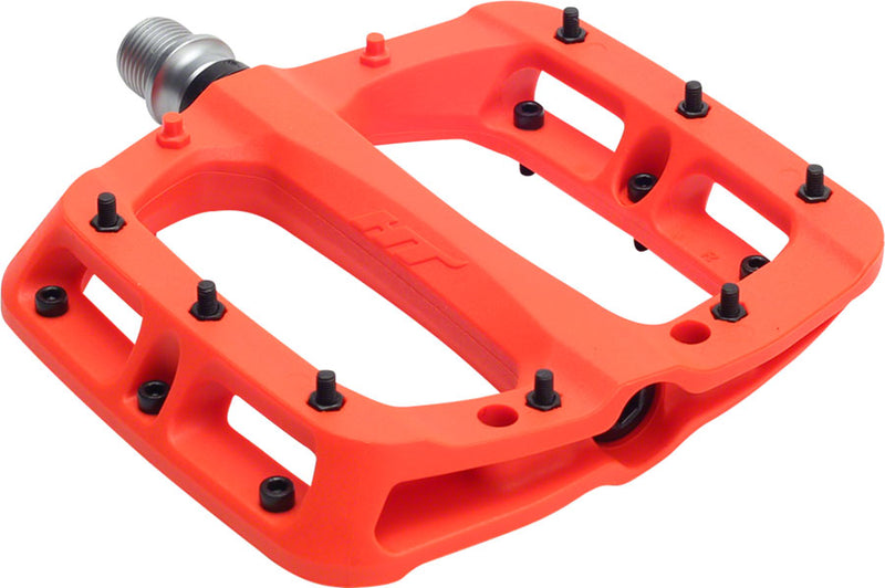 Load image into Gallery viewer, HT PA03A Nano-P Pedals - Platform, Composite, 9/16&quot;, Neon Orange
