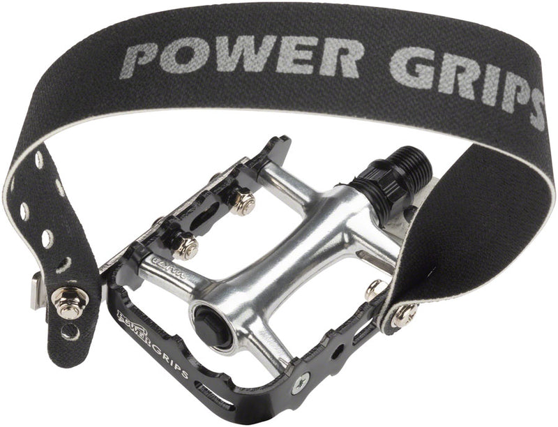 Load image into Gallery viewer, Power-Grips-High-Performance-Pedal-Kits-Flat-Platform-Pedals-Aluminum-Chromoly-Steel-PD5012-Bicycle-Pedals
