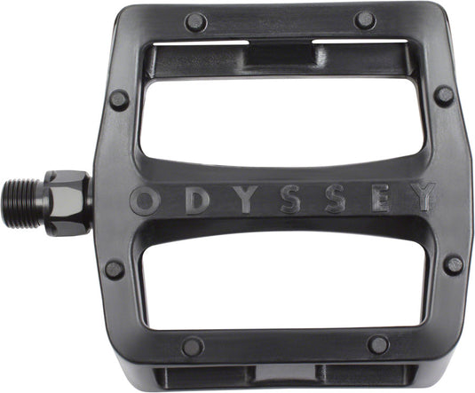 Odyssey Grandstand V2 PC Platform Pedals 9/16" Chromoly Concave Composite Black