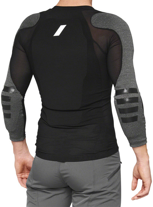 100% Tarka Long Sleeve Body Armor - Black, 2X-Large