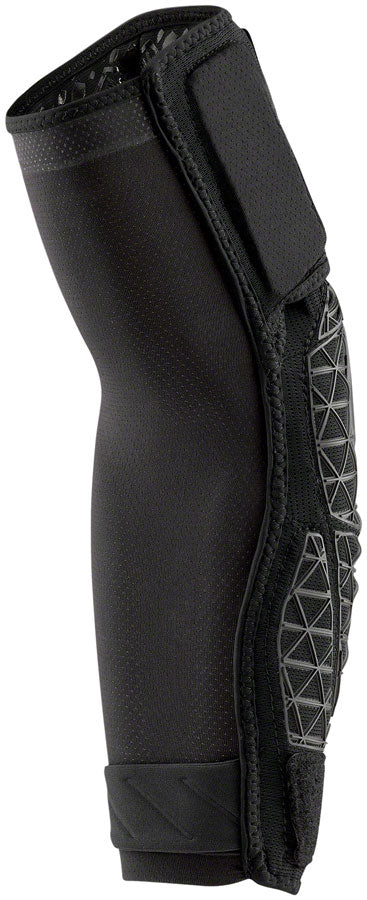 100% Surpass Elbow Guards - Black, Large Embossed Foam Padding w/ Ventilation