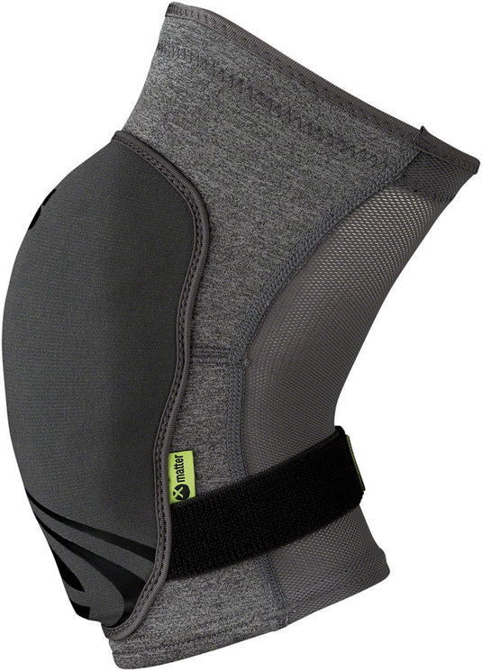 iXS Flow Evo+ Knee Pads, Gray, Adult Medium, Unisex, Reactive Polymer Pad