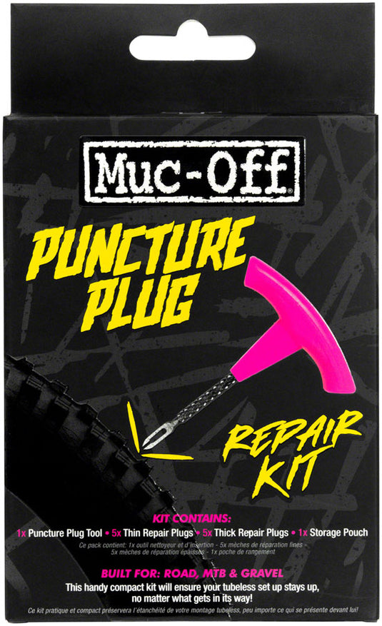 Muc-Off Puncture Flat Plug Tubeless Tire Repair Kit Bacon Strips Bike Bicycle