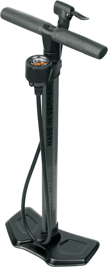 SKS Airworx 10.0 Floor Pump - 144 psi, Anthracite Durable Metal Barrel & Base