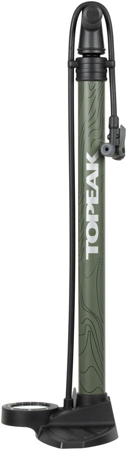 Load image into Gallery viewer, Topeak Joeblow Mountain II Floor Pump - Steel Barrel / Plastic Base, 3.5&quot; Gauge, 60 Psi /4 Bar, Twinhead
