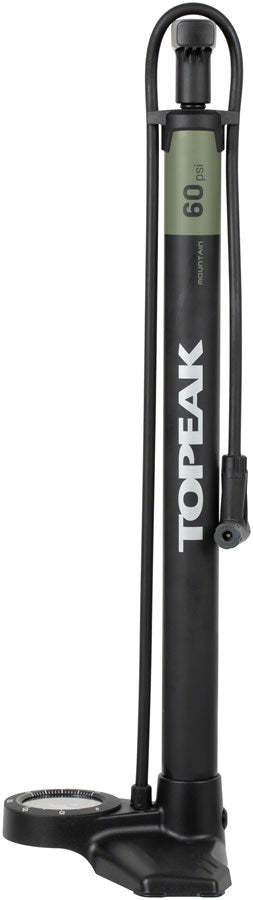 Load image into Gallery viewer, Topeak Joeblow Mountain Ex Floor Pump - Steel Barrel / Plastic Base, 3.5&quot; Base Mount Gauge, 60 Psi /4 Bar, Smarthead,
