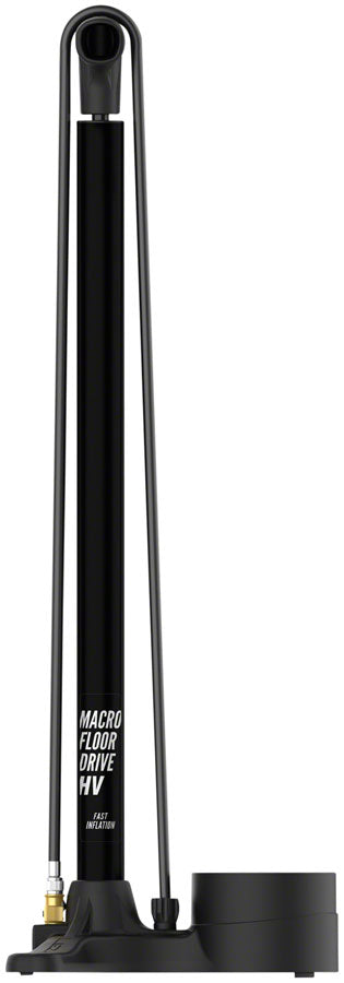 Lezyne Macro HV Floor Drive Pump - ABS, Flat Black