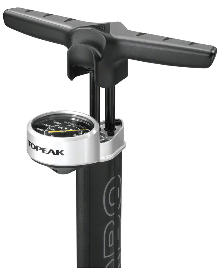 Load image into Gallery viewer, Topeak Joe Blow Twin Turbo Floor Pump SmartHead, Black
