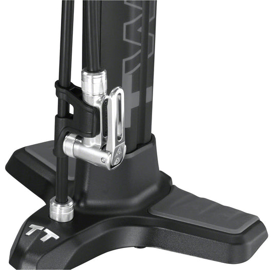 Topeak Joe Blow Twin Turbo Floor Pump SmartHead, Black