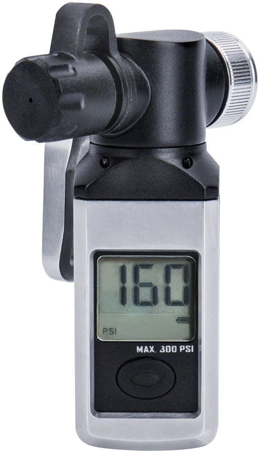 Load image into Gallery viewer, Topeak Shuttle Gauge Digital: Black/Silver Accurate Air Pressure Readings 300PSI
