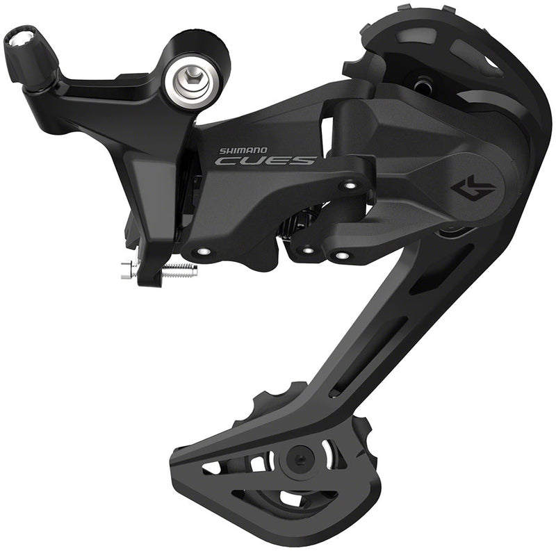 Load image into Gallery viewer, Shimano CUES RD-U3020-SGS Rear Derailleur - 9-Speed, Shadow Design, Direct Attach, Long Cage, Black
