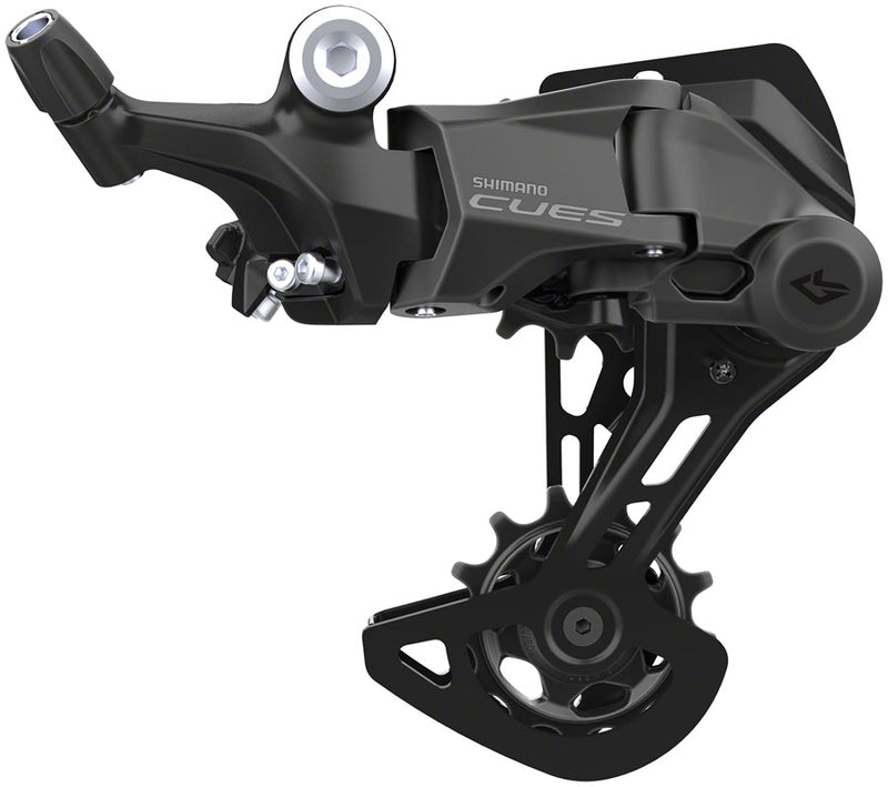 Load image into Gallery viewer, Shimano CUES RD-U4000-GS Rear Derailleur - 9-Speed, Shadow Design, Direct Attach, Medium Cage, Black
