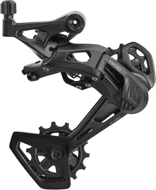 microSHIFT-Sword-Black-9-Speed-Rear-Derailleur-for-2x-System-Long-Cage-9-Speed-Rear-Derailleur-RRDR0477-Bicycle-Rear-Derailleur