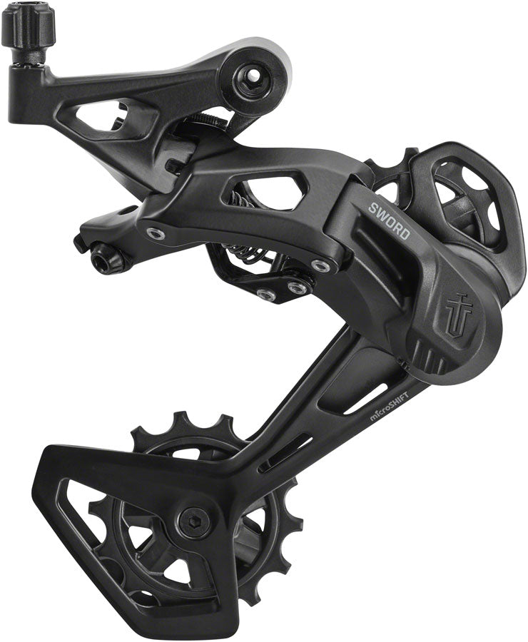 Load image into Gallery viewer, microSHIFT Sword Black 2x9-Speed Groupset - Includes Brake/Shifters, Front Derailler Braze-On, Rear Derailleur Long
