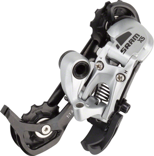 SRAM X5 Rear Derailleur - 9 Speed, Long Cage, Silver