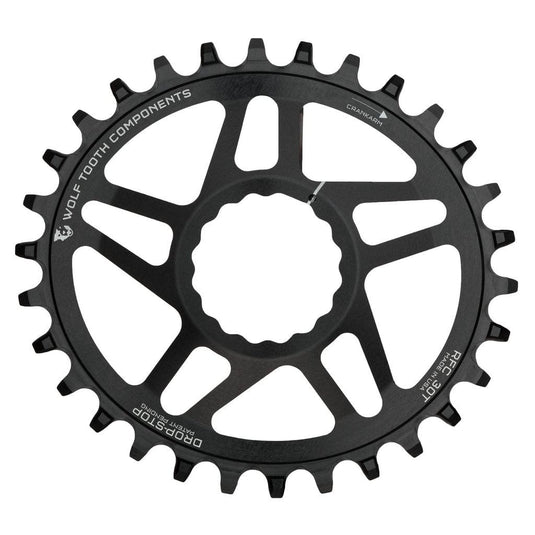 Wolf Tooth Elliptical Direct Mount Chainring - 28t, RaceFace/Easton CINCH Direct Mount, Drop-Stop B, For Boost Cranks,