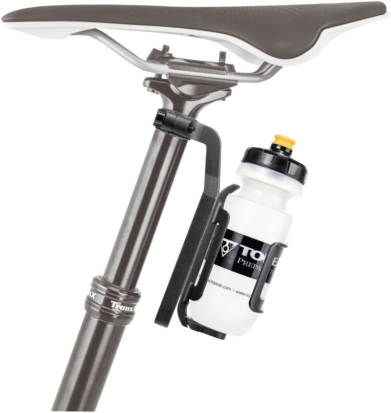 Load image into Gallery viewer, Topeak DP SeatPost Mount, Black, 22-27mm Diameter Post Clamp Fit
