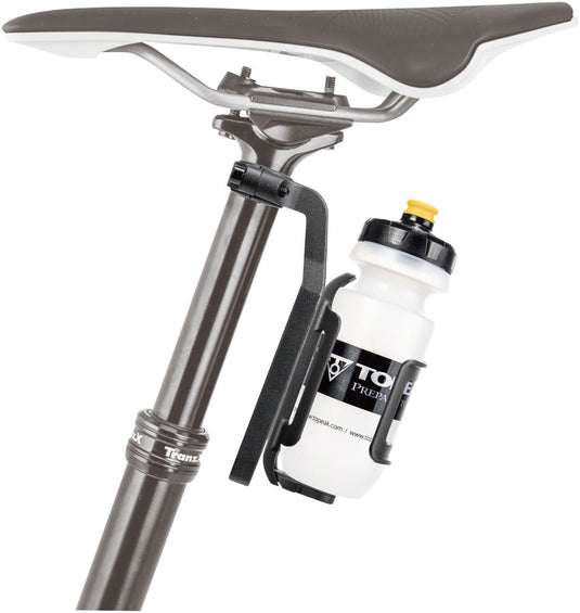 Topeak DP SeatPost Mount, Black, 22-27mm Diameter Post Clamp Fit