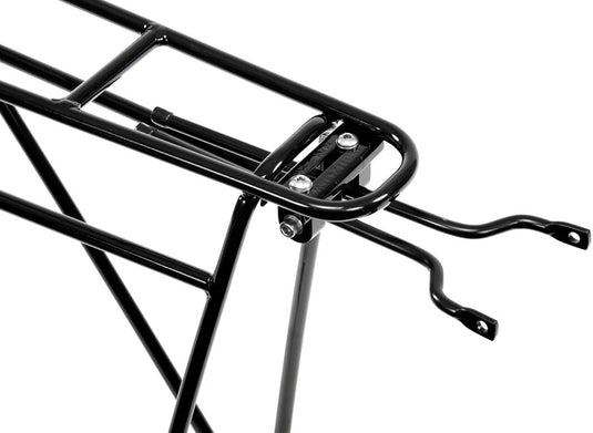 Pelago Commuter Rear Rack: Black Stainless Steel