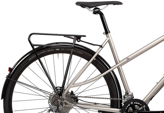 Pelago Commuter Rear Rack: Black Stainless Steel