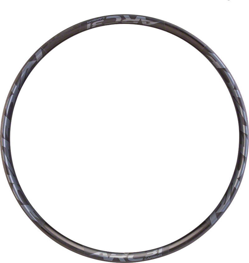 Load image into Gallery viewer, RaceFace Arc 31 Rim - 29&quot; Disc Black 32H Carbon Tubeless Ready Bicycle Rim
