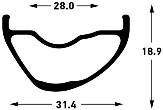 Stan's NoTubes Arch MK4 Rim - 29, Disc, Black, 28H