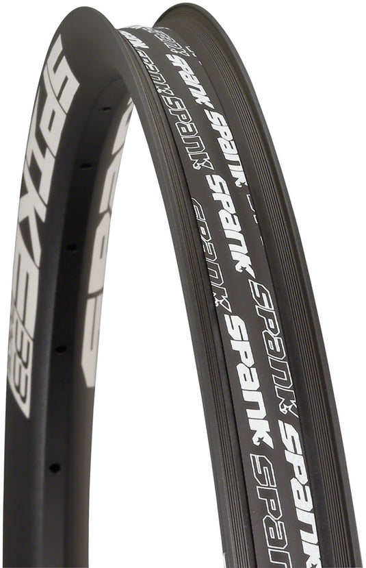 Spank Spike Race 33 Tubeless Mountain Bike Rim, 26", Disc Brake Only, 32H, Black