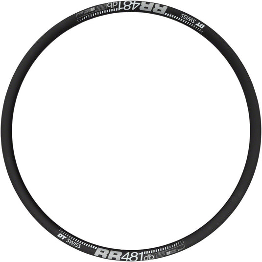 DT Swiss RR 481 Aluminium Rim 700c 29" Tubeless Ready 28 hole Disc Black