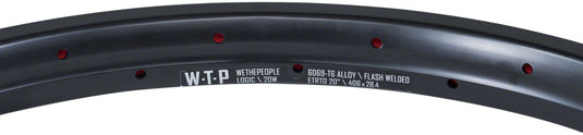 We The People Logic Rim - 20", Black, 36H, Welded