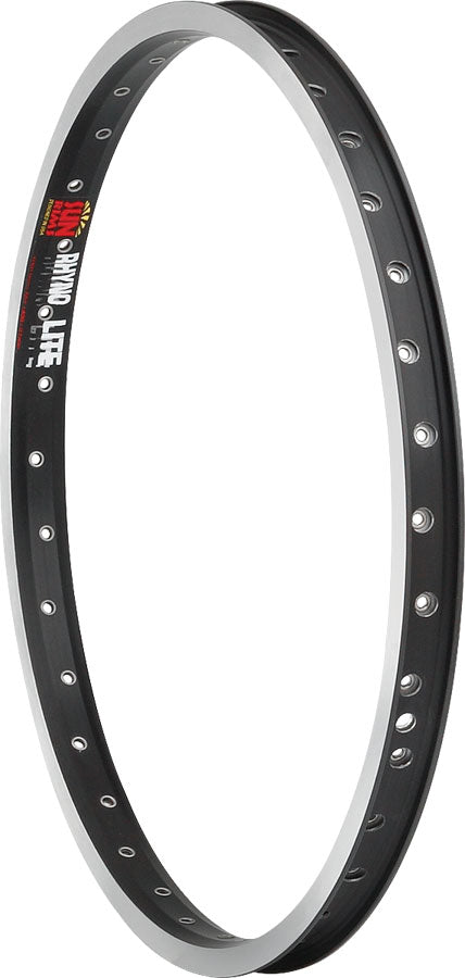 Sun Ringle Rhyno Lite Rim - 20", Black/Silver, 36H, Clincher, Schraeder