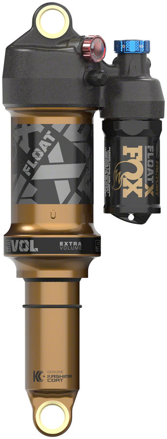 FOX FLOAT X Factory Rear Shock - Metric, 190 x 45 mm, 0.6 Spacer, 2-Position Lever, EVOL LV, Kashima Coat