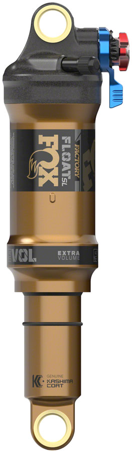 FOX FLOAT SL Factory Rear Shock - Metric, 190 x 42.5 mm, 3-Postion Lever, EVOL SV, Kashima Coat