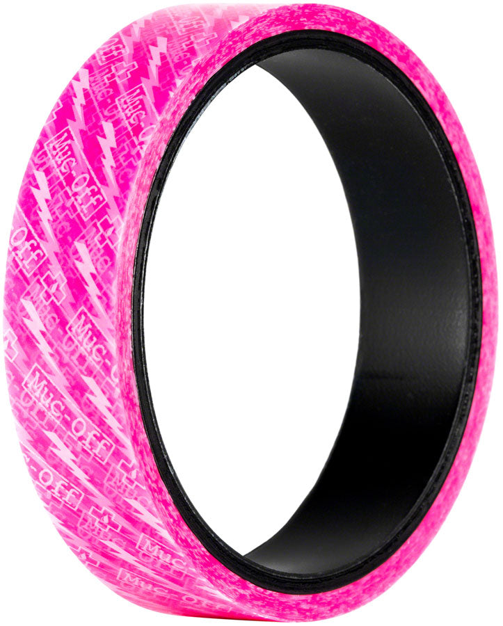 Load image into Gallery viewer, Muc-Off Tubeless Rim Tape 10m Length Roll 21mm Width Adhesive Semi Transparent
