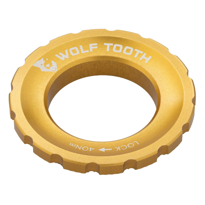 Load image into Gallery viewer, Wolf Tooth CenterLock Lockring - Orange Durable Anodized Finish
