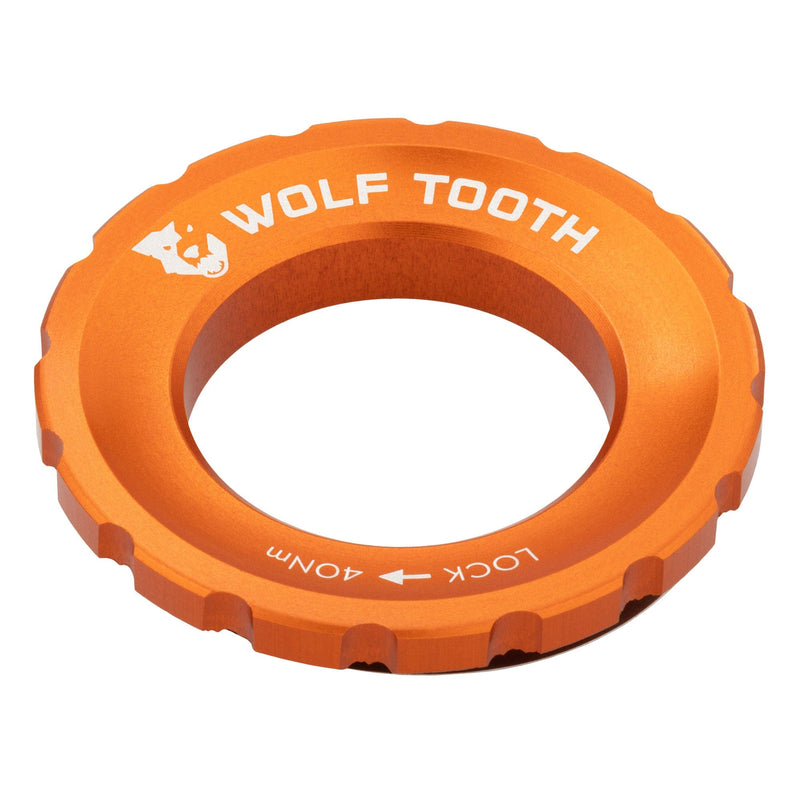 Load image into Gallery viewer, Wolf Tooth CenterLock Rotor Lockring - Black Durable Anodized Finish
