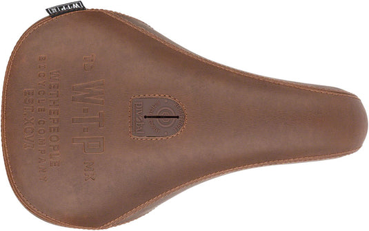 We The People Team BMX Seat - Pivotal, Brown Leather, Fat