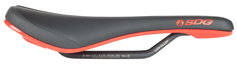 Load image into Gallery viewer, SDG Bel Air V3 Saddle - Lux Rails, Red/Black
