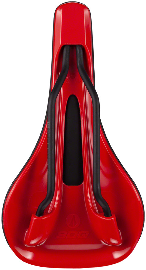 Load image into Gallery viewer, SDG Bel Air V3 Saddle - Lux Rails, Red/Black
