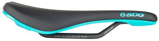 SDG Bel Air V3 Saddle - Turquoise/Black 140mm Width Deep Peri-Canal