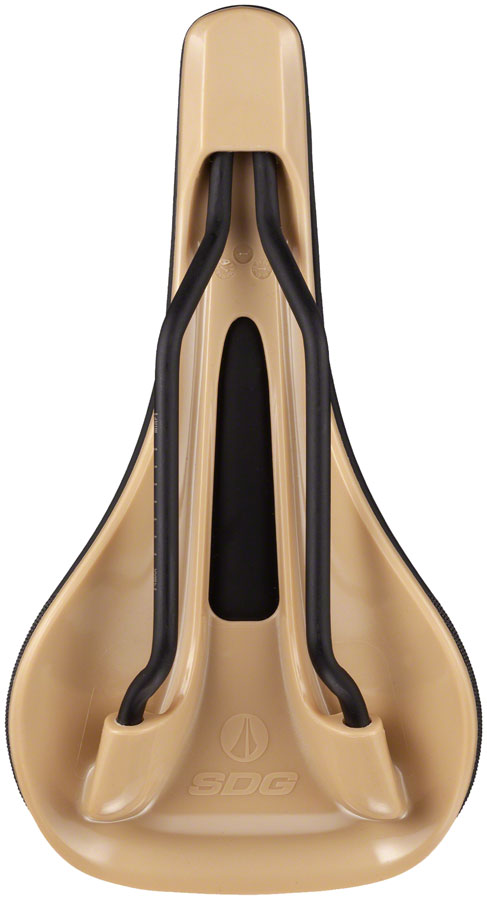 SDG Bel Air V3 Saddle - Tan/Black 140mm Width Lightweight Foam Padding