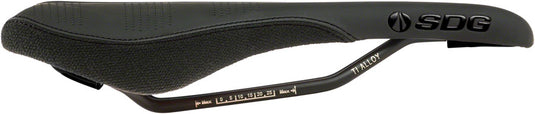 SDG Radar Saddle - Black 138mm Width Cutout Base For Extra Perineum Comfort